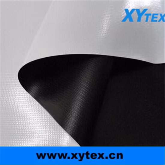 Black Back Coated Banner Outdoor Material for Digital Printing PVC Flex Banner