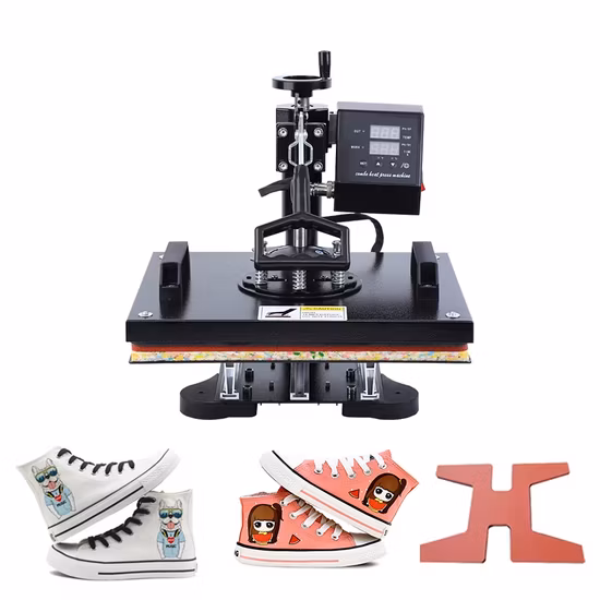Máquina de prensa térmica combinada multifuncional 8 em 1 T