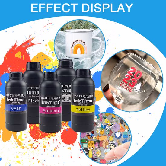 Fonte Fabricantes L000ml Tinta Pigmentada UV de mesa Tinta UV para impressora